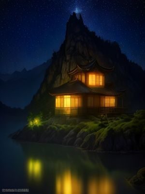 福利社午夜精华专区封面，深色背景金色边框，神秘氛围感强